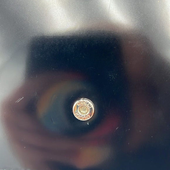 GUCCI GG INTERLOCKING ICON WALLET CROSSBODY BLACK CALFSKIN SILVER TONE HARDWARE - Picture 8 of 16